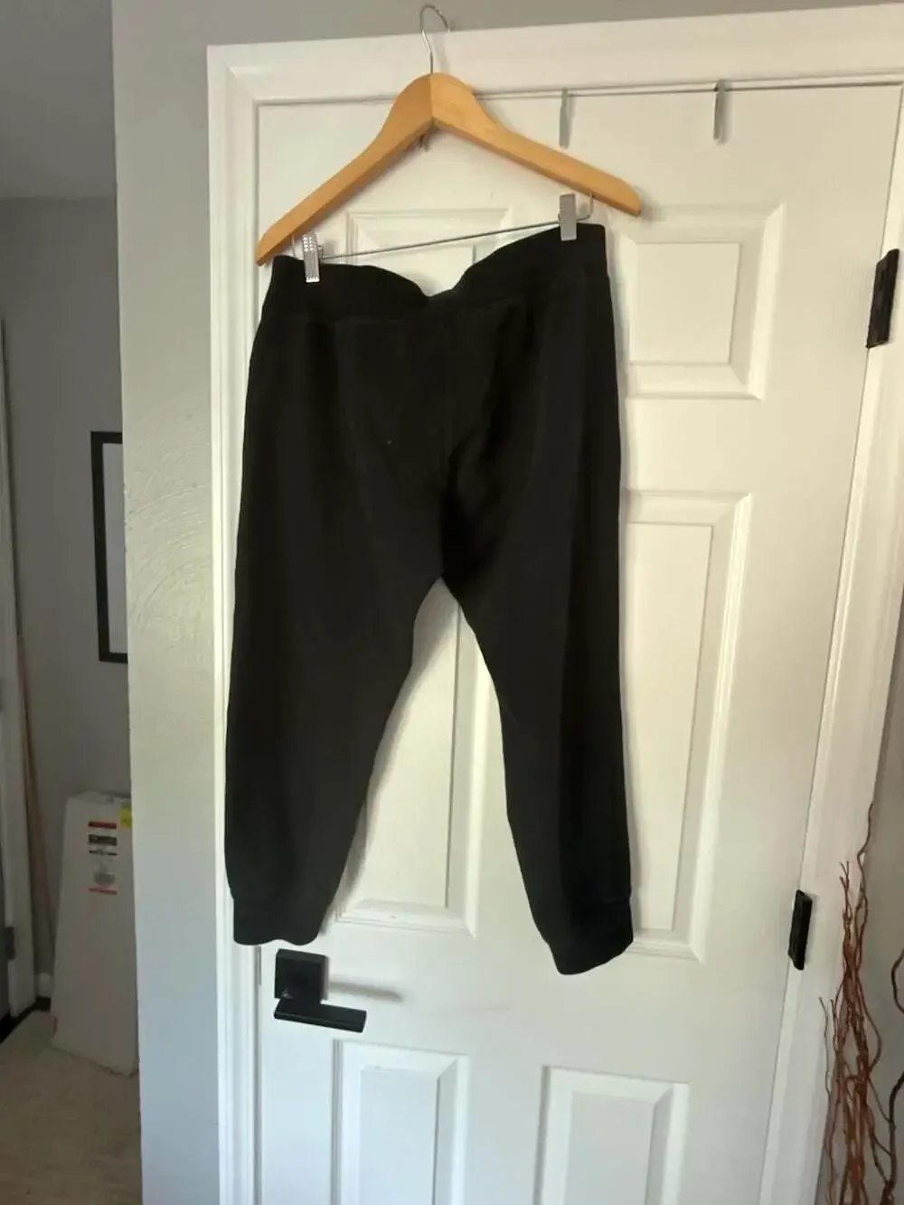 Polo Ralph Lauren Black Cotton Fleece Jogger Sweatpants